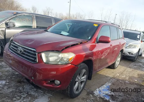 2009 Toyota Highlander Sport z USA, uszkodzony, nr VIN JTEES43A592138397